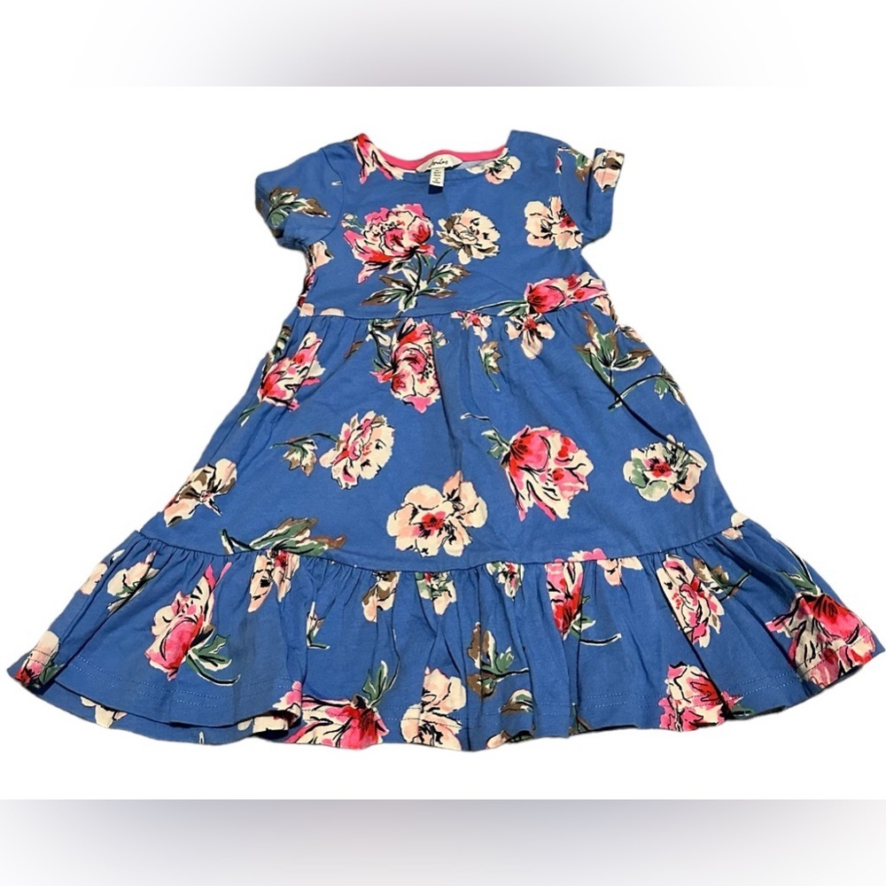 Joules Blue Floral Kids Dress